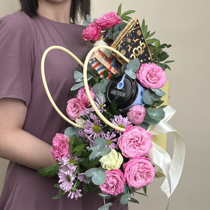 Букет дня в коробке Облако Нежности